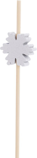 Bambus Schneeflocke Snack Zahnstocher 12 Cm 20 Stück
