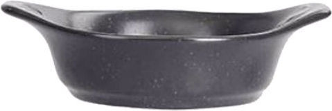 Porland Seasons Serving Bowl for Dip Round Porcelain Black with Diameter 7cm