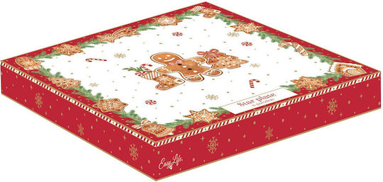 Easylife Fancy Gingerbread Platter with Stars