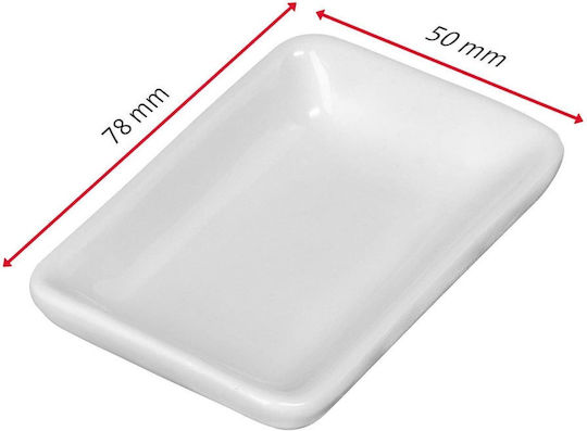 Westmark Serving Bowl For Dip Square Ceramic 7.8x5cm 4 Pieces