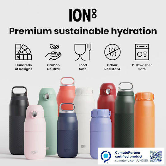 Ion8 Рециклируема Бутилка Термос Неръждаема Стомана 320ml Blossom