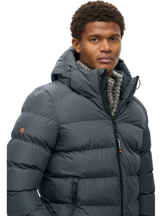 M D2 Sdcd Χειμωνιάτικο Μπουφάν Puffer Γκρι