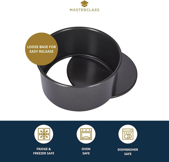 Kitchen Craft Φόρμα Ζαχαροπλαστικής για Κέικ από Ανοξείδωτο Ατσάλι 15x15εκ.