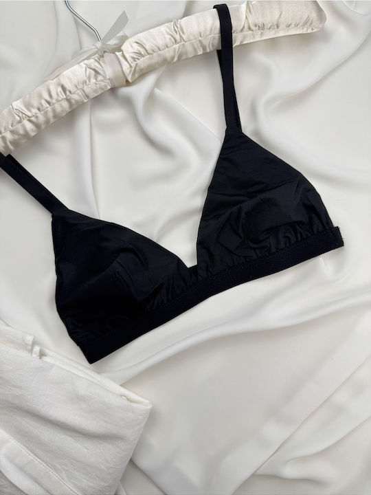 Enpapa Bralette Bra Without Underwire Triangular Silhouette Supportive Design Microfiber · Enp-020973-v12058