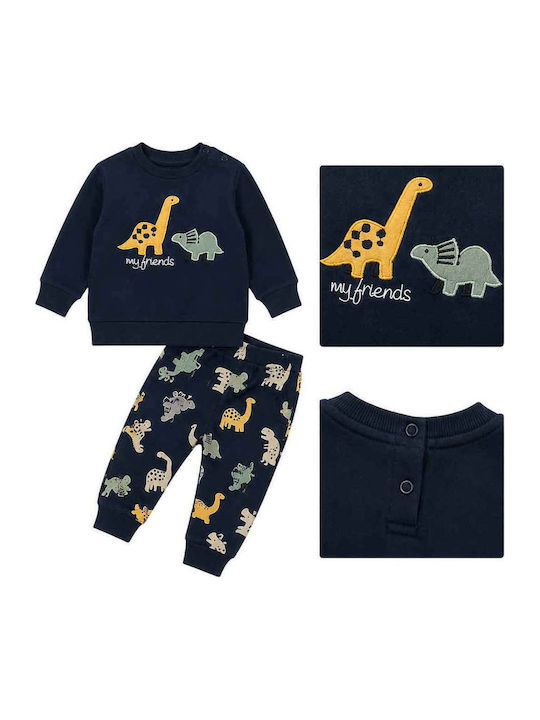 Funky Sweatpants Set Dunkelblau