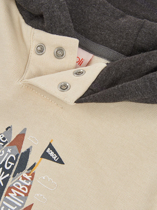 Kids Sweatpants Set Beige