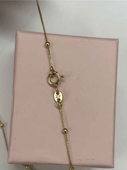 Necklace From Gold Plated Steel Necklace From Gold Plated Steel