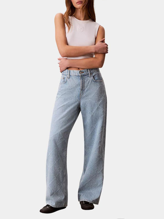 Low Rise Women's Jean Pants in Loose Fit