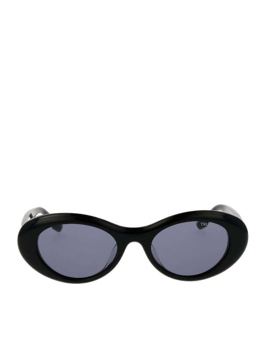 Trussardi Women’s Sunglasses with Black Horn-Rimmed Frame and Black Lens TR-1070809 Trussardi Women’s Sunglasses with Black Horn-Rimmed Frame and Black Lens TR-1070809