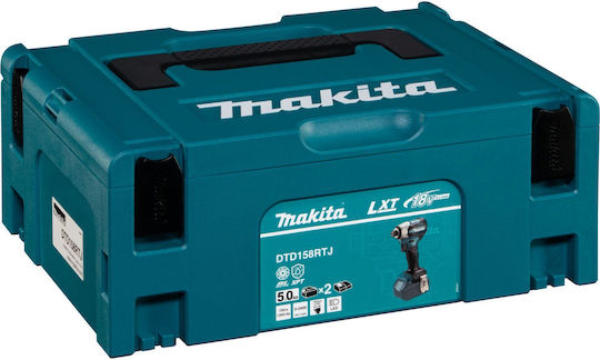 Makita DTD158RTJ Schlagbohrschrauber Batteriebetrieb Brushless 18V 2x5Ah