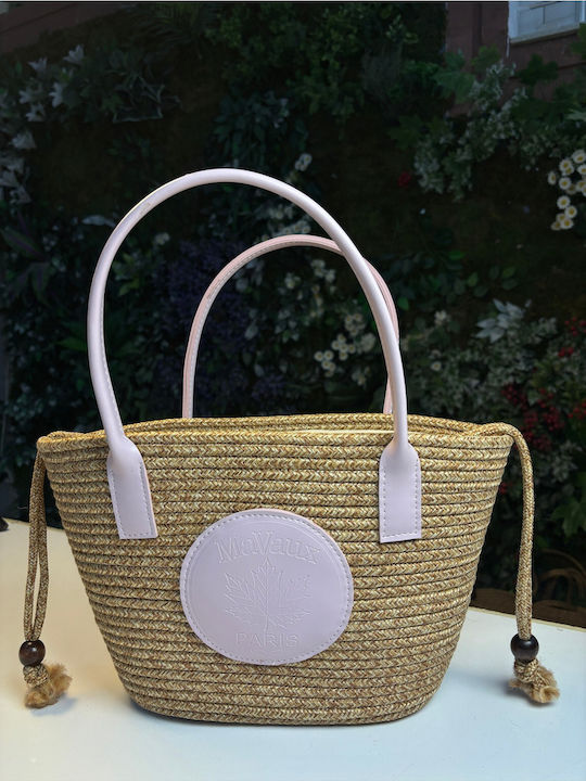 Enpapa Korbweide Strandtasche Lila