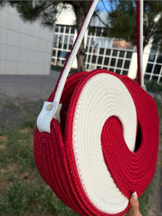 Korbweide Strandtasche Rote