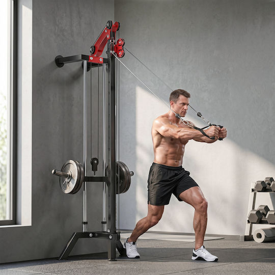 Sportnow Τροχαλία Πλάτης με Βάρη 120kg