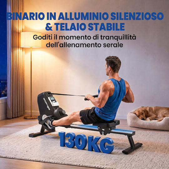 Sportnow Mașină de vâslit cu greutăți 130kg