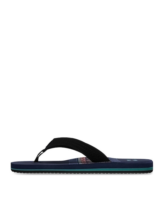 'all Day Theme' Men's Flip-Flops Grey