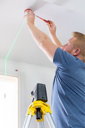 Stanley SCGI-P2 Autonivelant Liniar Nivelă Laser Fascicul Verde cu Domeniu de Lucru 30m