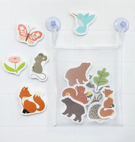 A Little Lovely Company Water Coloring Book And Water Puzzle: Forest Friends Bath Toy