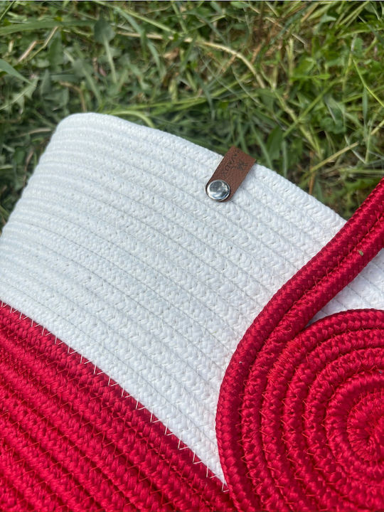 Korbweide Strandtasche Rote