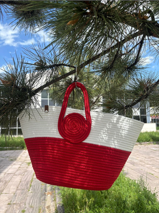 Korbweide Strandtasche Rote