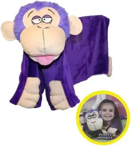 Одеяло Plush Toy Лилаво 100x70εκ.