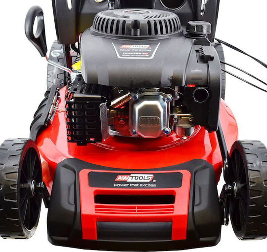 AWTools Selbstfahrend Rasenmäher Benzin 6hp/224cc