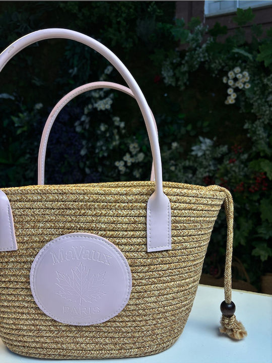 Korbweide Strandtasche Lila