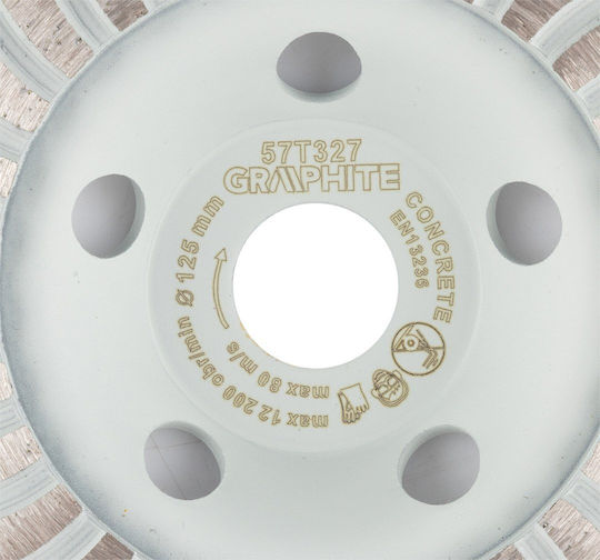 Graphite Diamantschleifscheibe Turbo 125 X 22,2 Mm Trockeneinsatz