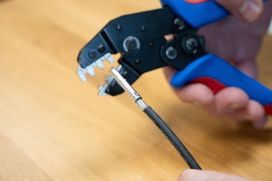Weicon Crimping Pliers Cross-Section Range 0.25 - 6mm² with Ratchet Mechanism