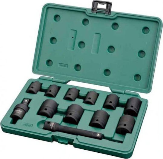 Sata Set Impact Καρυδάκια 1/2" 12 Pieces