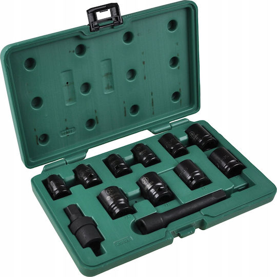 Sata Set Impact Καρυδάκια 1/2" 12 Pieces