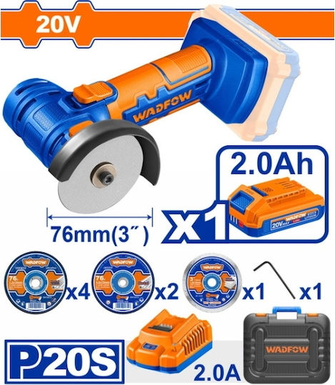 Wadfow WLAP573 Troliu Mini 76mm Cu Baterie 1x2Ah