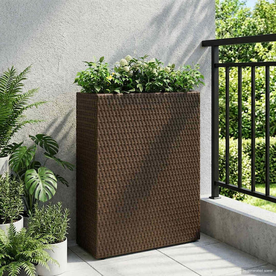 vidaXL Plastic Flower Pot Transparent
