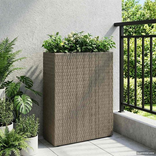 vidaXL Plastic Flower Pot Transparent