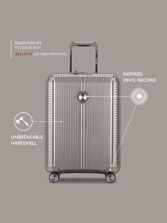 Verage Small Verage Cabin Suitcase Champagne 55cm