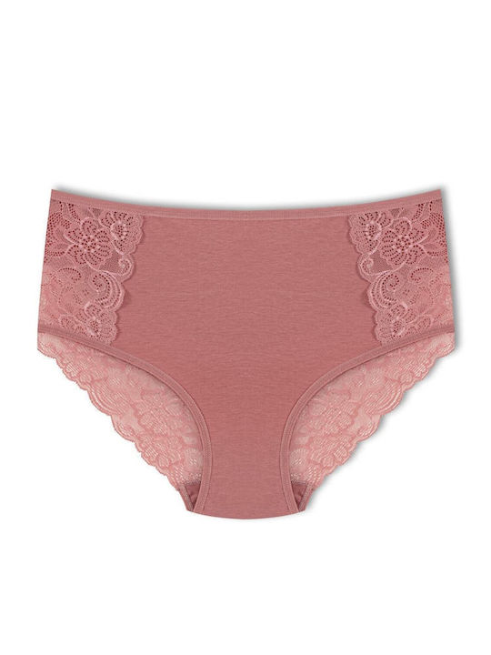 Hohe Taille Damen-Slips 3er Pack mit Spitze