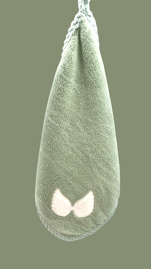 Small Green Fleece Towel Wedding Favors & Decorative Creations 30×30cm Pet4pr Riniotis Rin-pet4pr