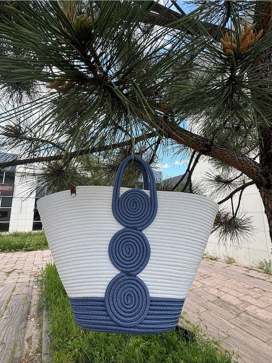 Enpapa Korbweide Strandtasche Lila