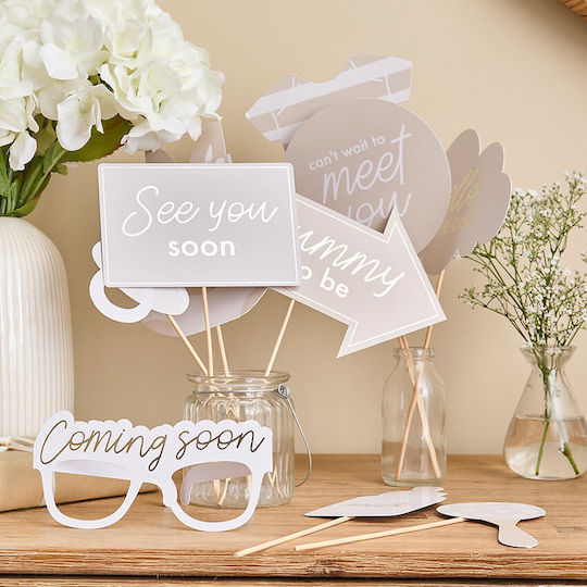 Photo Props Baby Shower 10τμχ A Little Dream