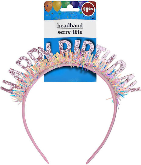 Stirnband Party Alles Gute zum Geburtstag 11,5x14cm Homie 37100 Blau