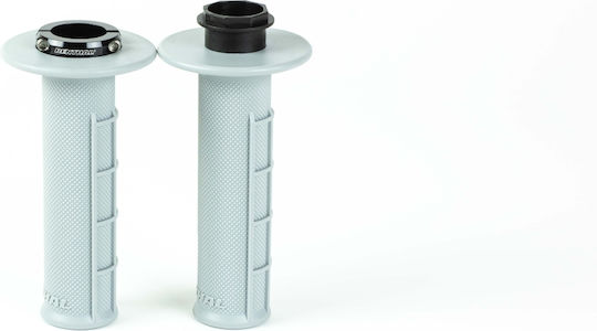 Renthal Mx Original Lock-on Soft Grips Half Waffle Color Light Gray
