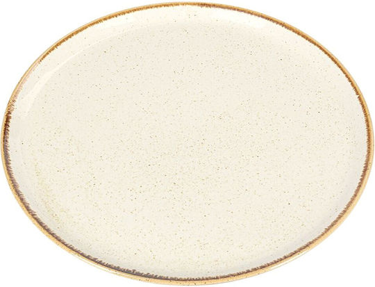 Porland Seasons Shallow Serving Plate Porcelain Beige 32cm