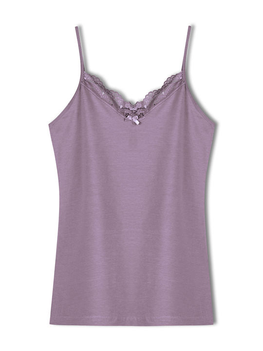 Cotton Cotton Women's Tank Top with Spaghetti Strap