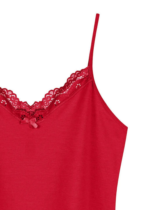 Sleeveless Cotton V Neck Women's Undershirt