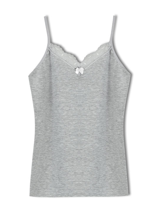 Sleeveless Grey Women's Undershirt