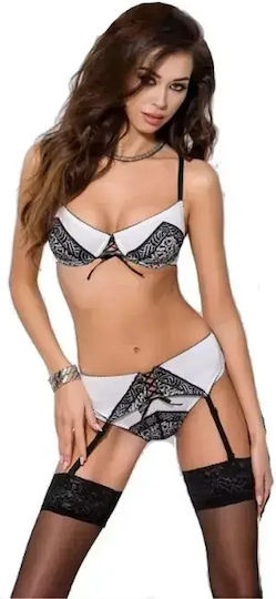 Passion 931607 10-239 2 Части Секси Комплект Бял XXL XXXL