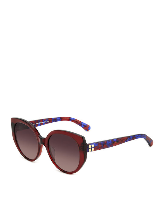 Kate Spade Red Sunglasses with Horn-Rimmed Frame Kate Spade Red Sunglasses with Horn-Rimmed Frame