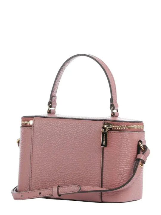 Leather Women's Shoulder Bag Pink