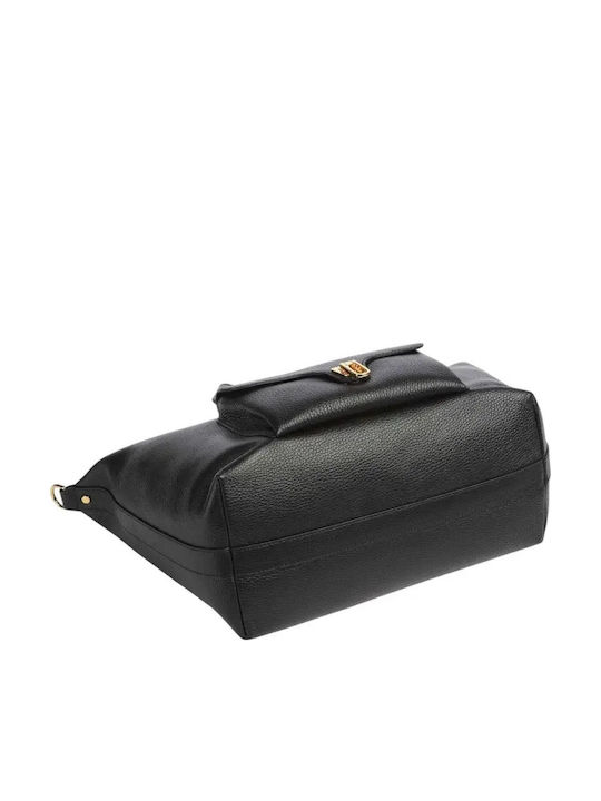 Leder Damen Berufstasche Schwarz