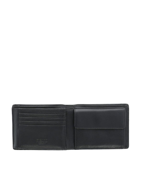 Deri Herrenbrieftasche Schwarz