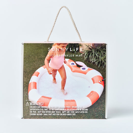 Sunnylife Kinder-Inflatable Pool-Luftmatratze mit Glitzer Orange